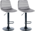Set of 2 bar stools Lex velvet