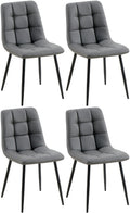 Set of 4 dining chairs Antibes faux leather