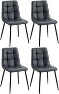 Set of 4 dining chairs Antibes faux leather