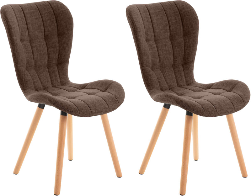 Set van 2 Elda eetkamerstoelen