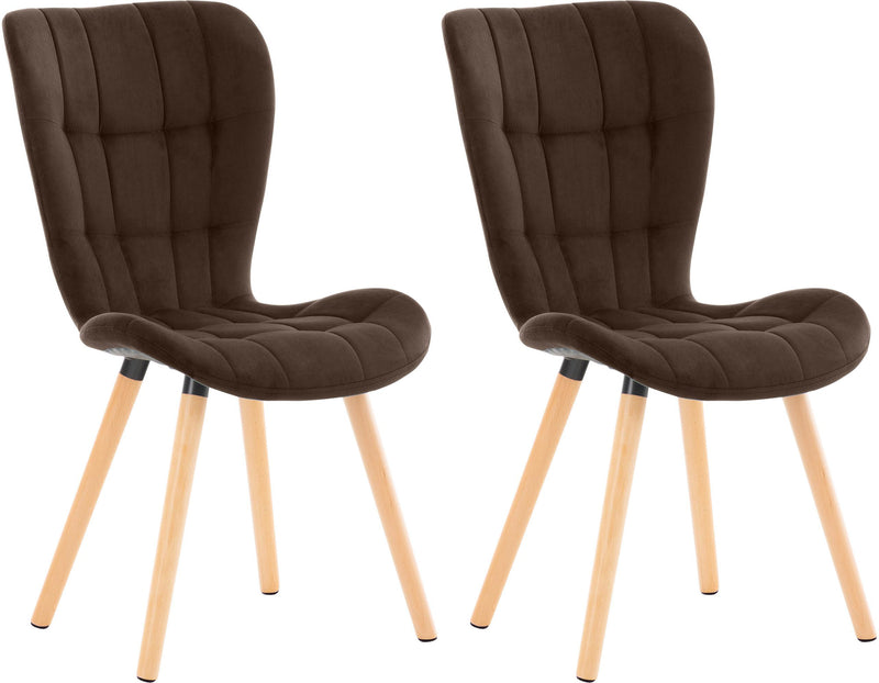 Set van 2 Elda eetkamerstoelen