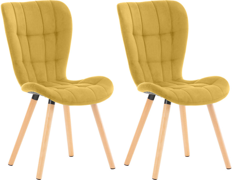 Set van 2 Elda eetkamerstoelen