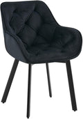 Antigo Velvet Swivel Dining Chair