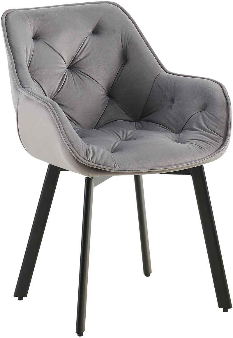 Antigo Velvet Swivel Dining Chair