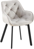 Antigo Velvet Swivel Dining Chair