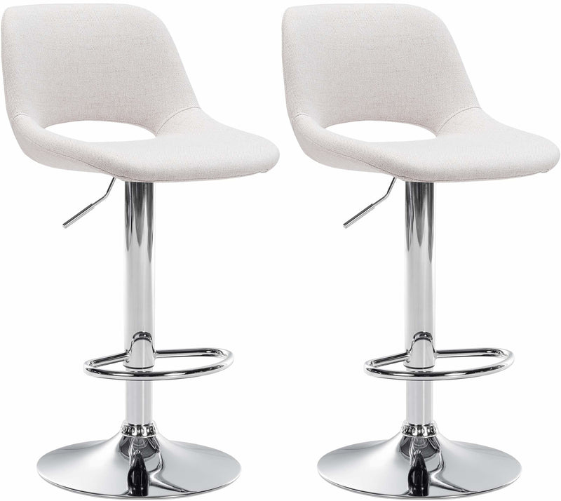 Set of 2 bar stools Camden fabric