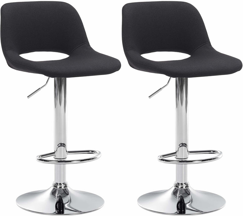 Set of 2 bar stools Camden fabric