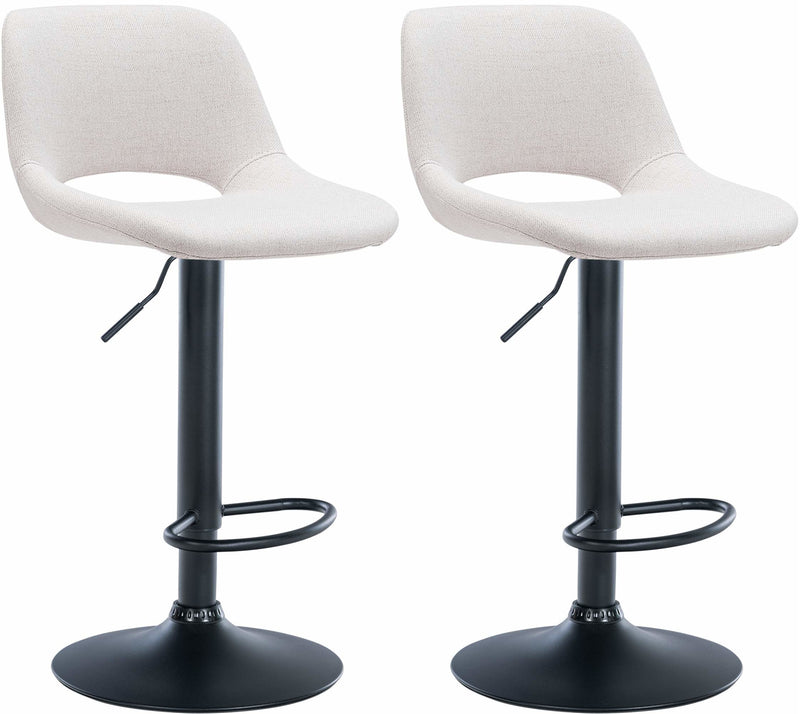 Set of 2 bar stools Camden fabric