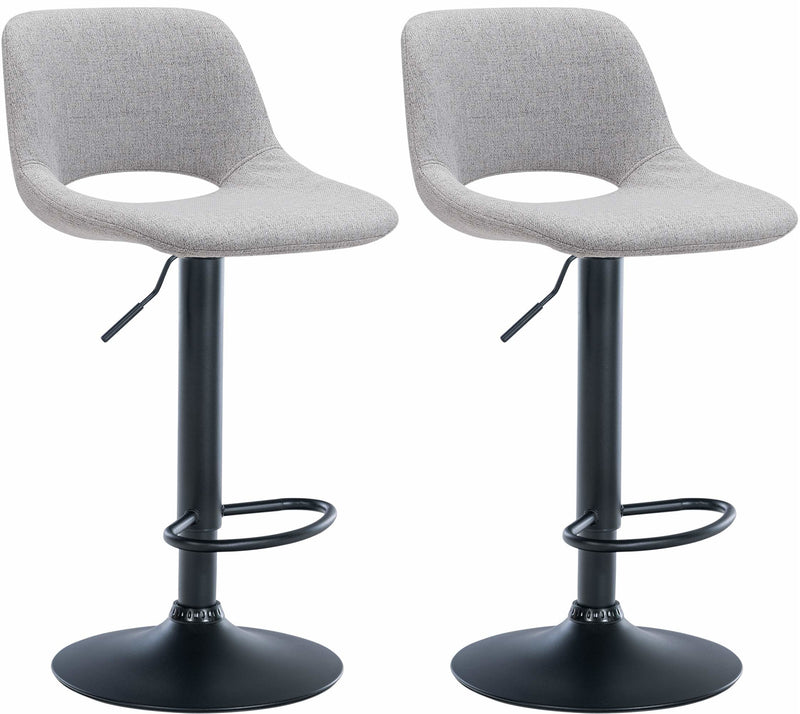 Set of 2 bar stools Camden fabric