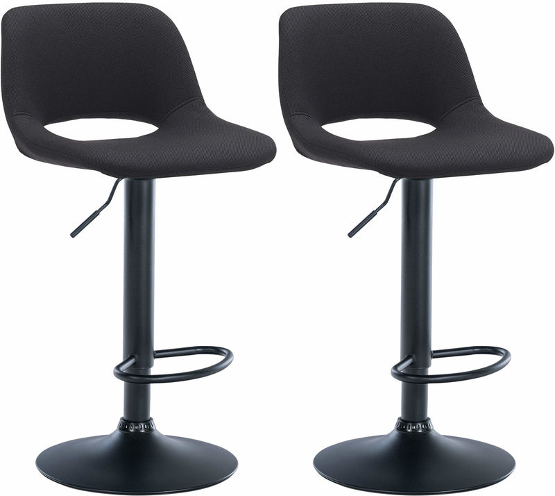 Set of 2 bar stools Camden fabric