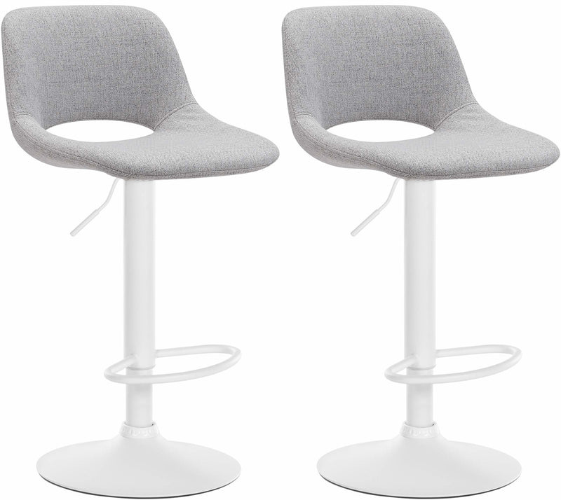 Set of 2 bar stools Camden fabric