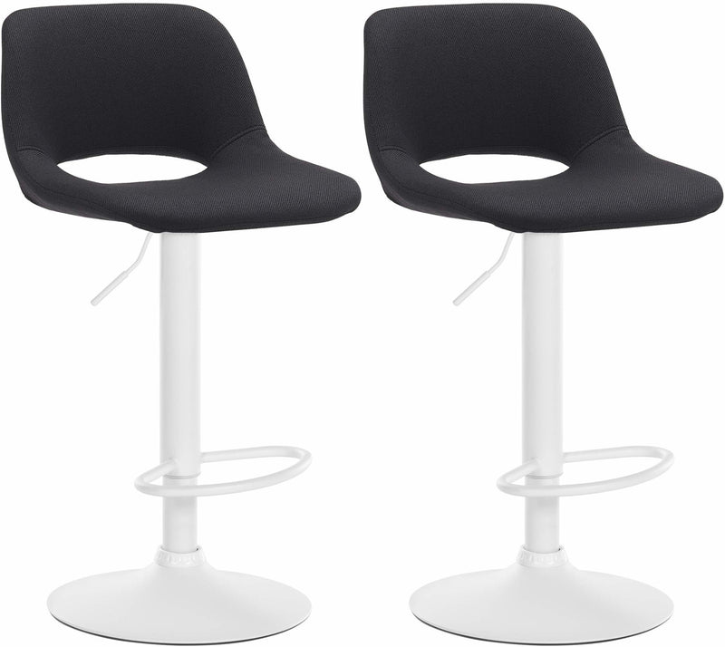 Set of 2 bar stools Camden fabric