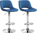 Set of 2 Camden Velvet Bar Stools