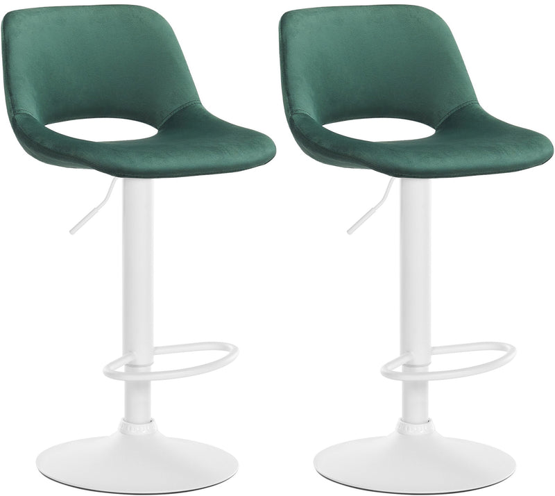 Set of 2 Camden Velvet Bar Stools