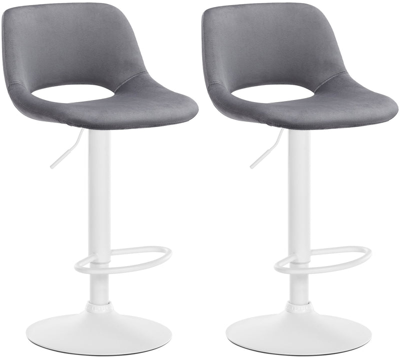 Set of 2 Camden Velvet Bar Stools