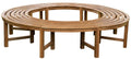 360° tree bench Nila made of teak