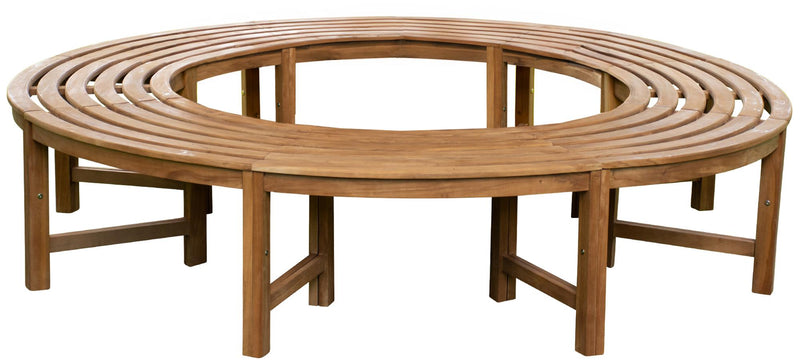 360° tree bench Nila made of teak