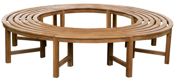 360° Baumbank Nila aus Teak