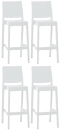 Set of 4 bar stools Maya plastic