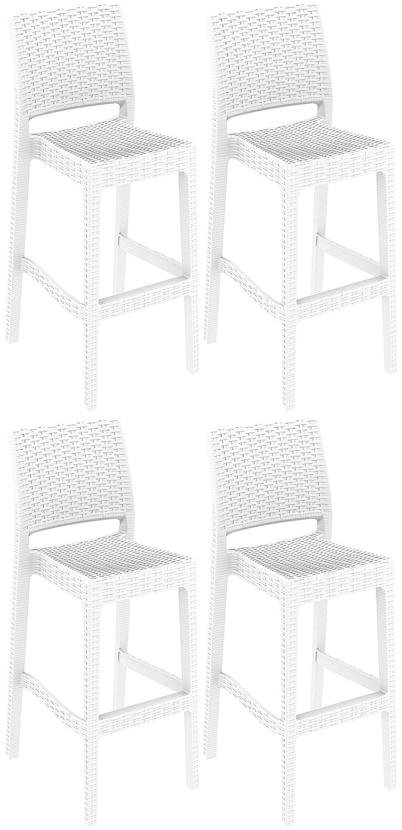 Set of 4 bar stools Jamaica