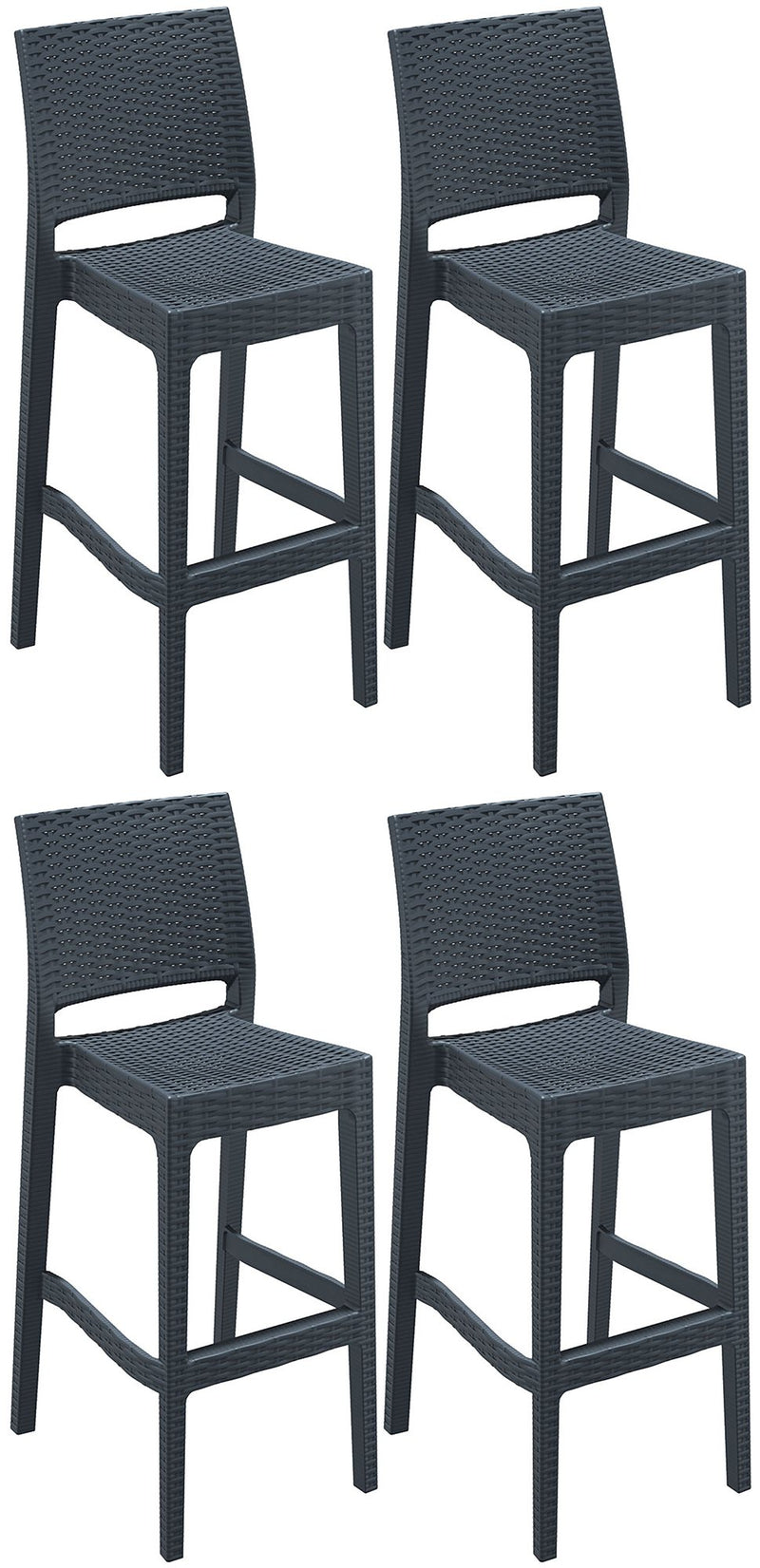 Set of 4 bar stools Jamaica