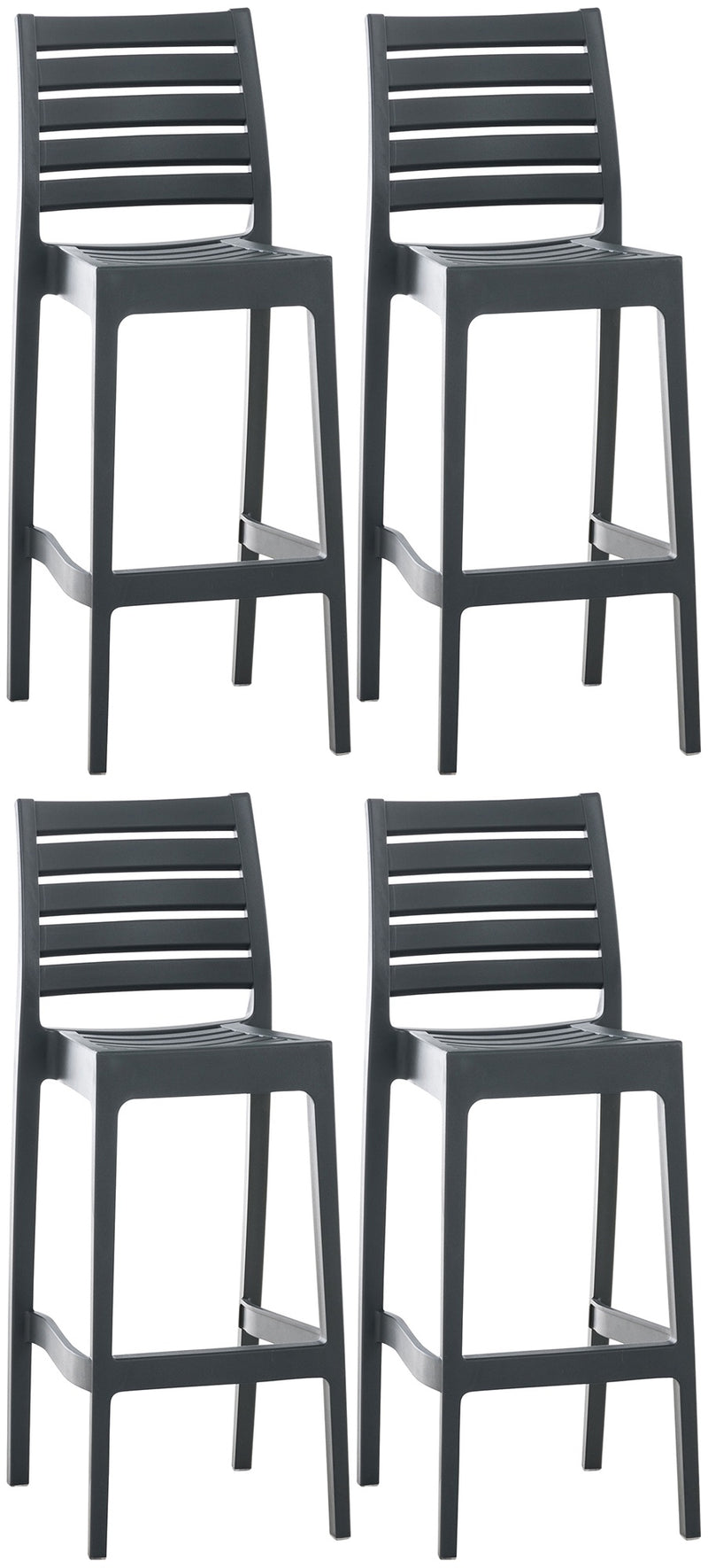 Set of 4 bar stools Ares