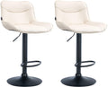 Set of 2 bar stools Vonore artificial leather