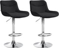 Set of 2 bar stools Vonore fabric