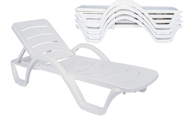 Set of 4 Havana sun loungers