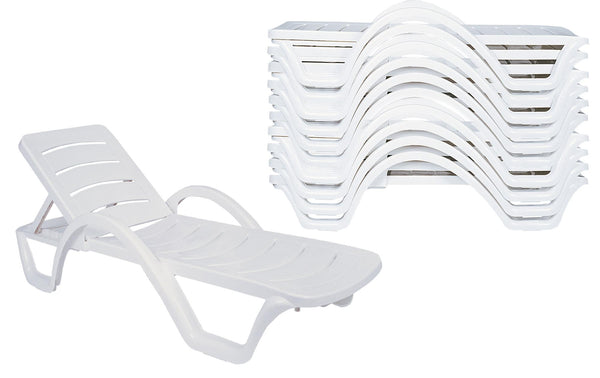 Set of 10 Havana sun loungers