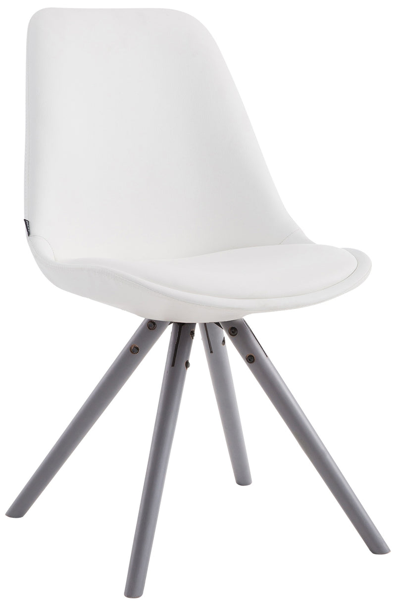 Dining chair Laval round imitation leather