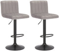 Set of 2 bar stools Jamie velvet