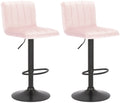 Set of 2 bar stools Jamie velvet