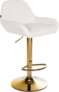 Barhocker Braga Gold Kunstleder