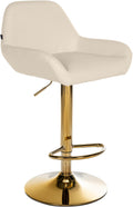 Barhocker Braga Gold Kunstleder