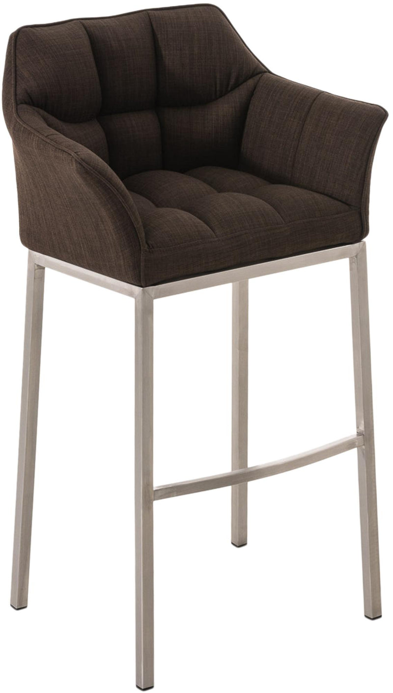 Bar stool Damaso fabric with 4-foot frame