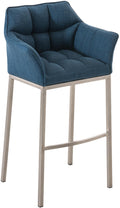 Bar stool Damaso fabric with 4-foot frame