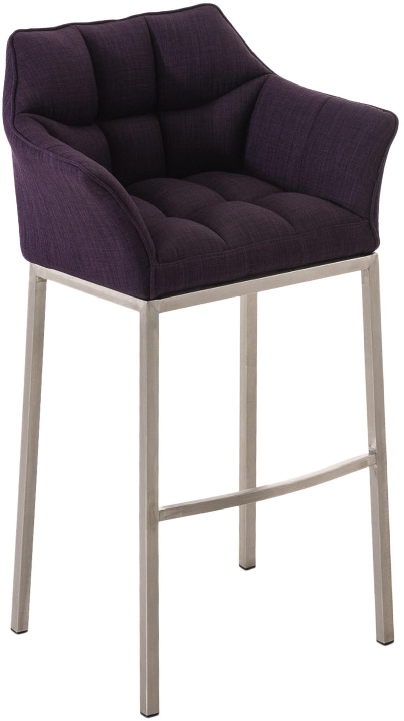 Bar stool Damaso fabric with 4-foot frame