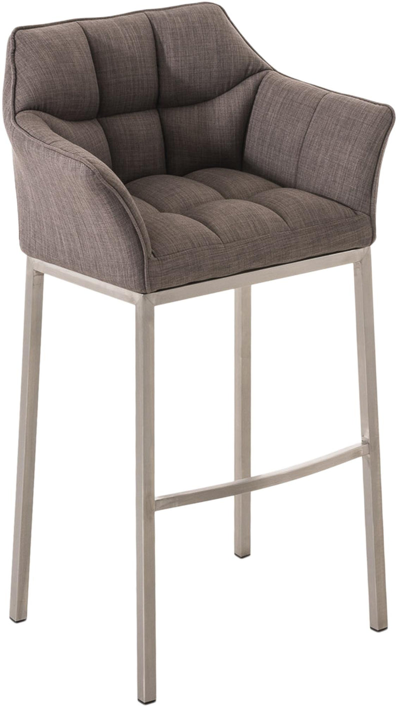 Bar stool Damaso fabric with 4-foot frame