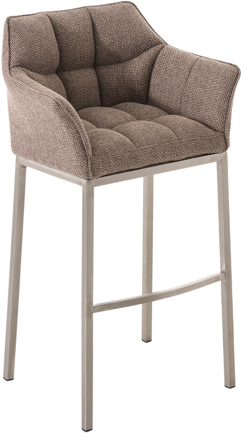 Bar stool Damaso fabric with 4-foot frame