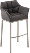 Bar stool Damaso fabric with 4-foot frame