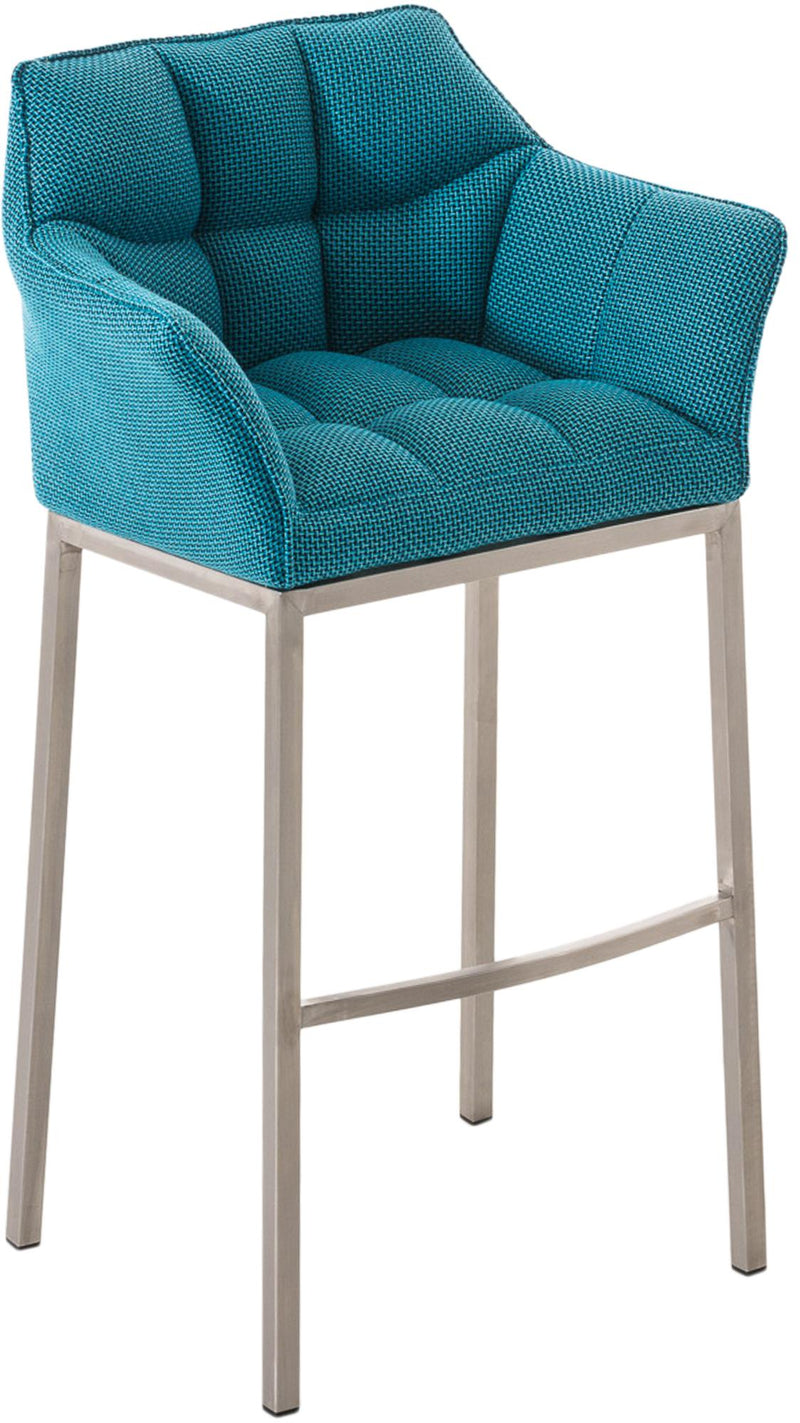 Bar stool Damaso fabric with 4-foot frame