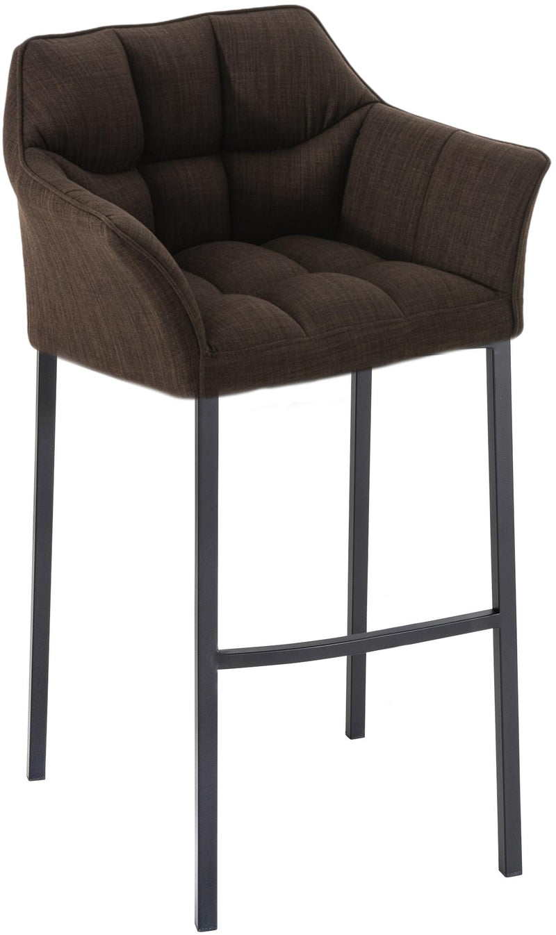 Bar stool Damaso fabric with 4-foot frame