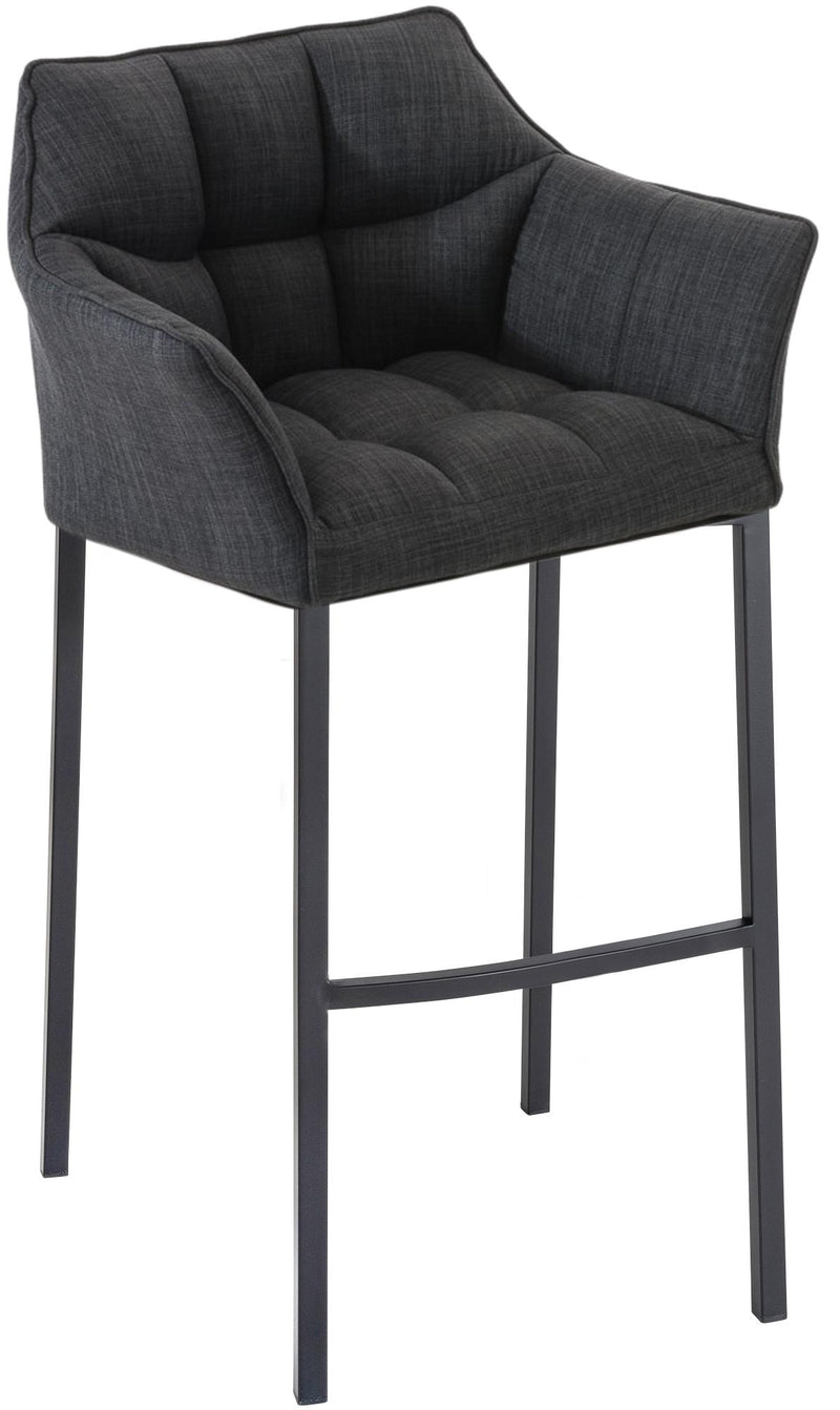 Bar stool Damaso fabric with 4-foot frame