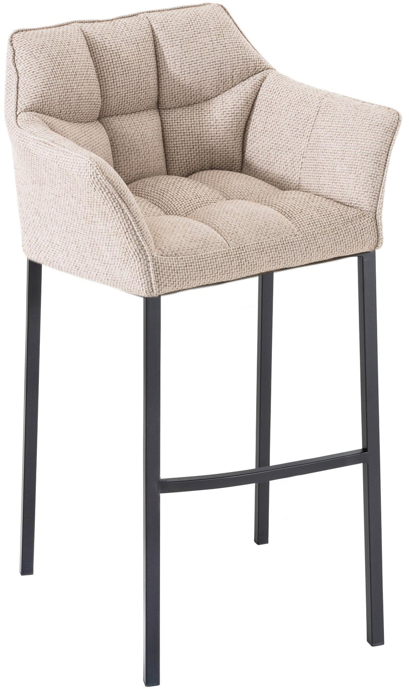 Bar stool Damaso fabric with 4-foot frame