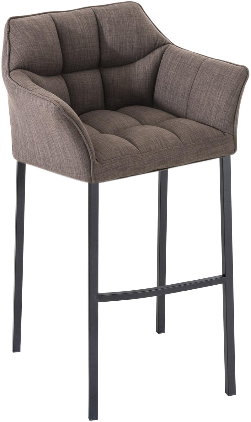 Bar stool Damaso fabric with 4-foot frame