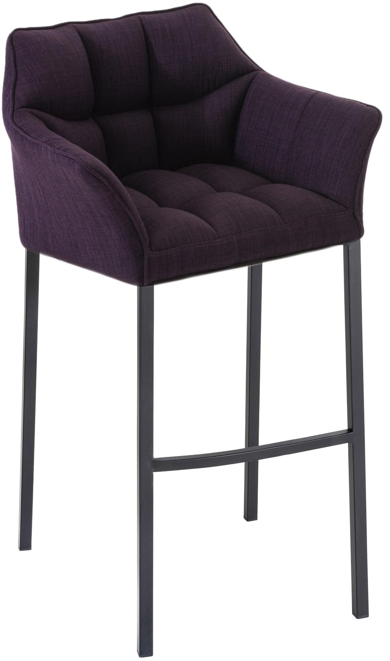 Bar stool Damaso fabric with 4-foot frame