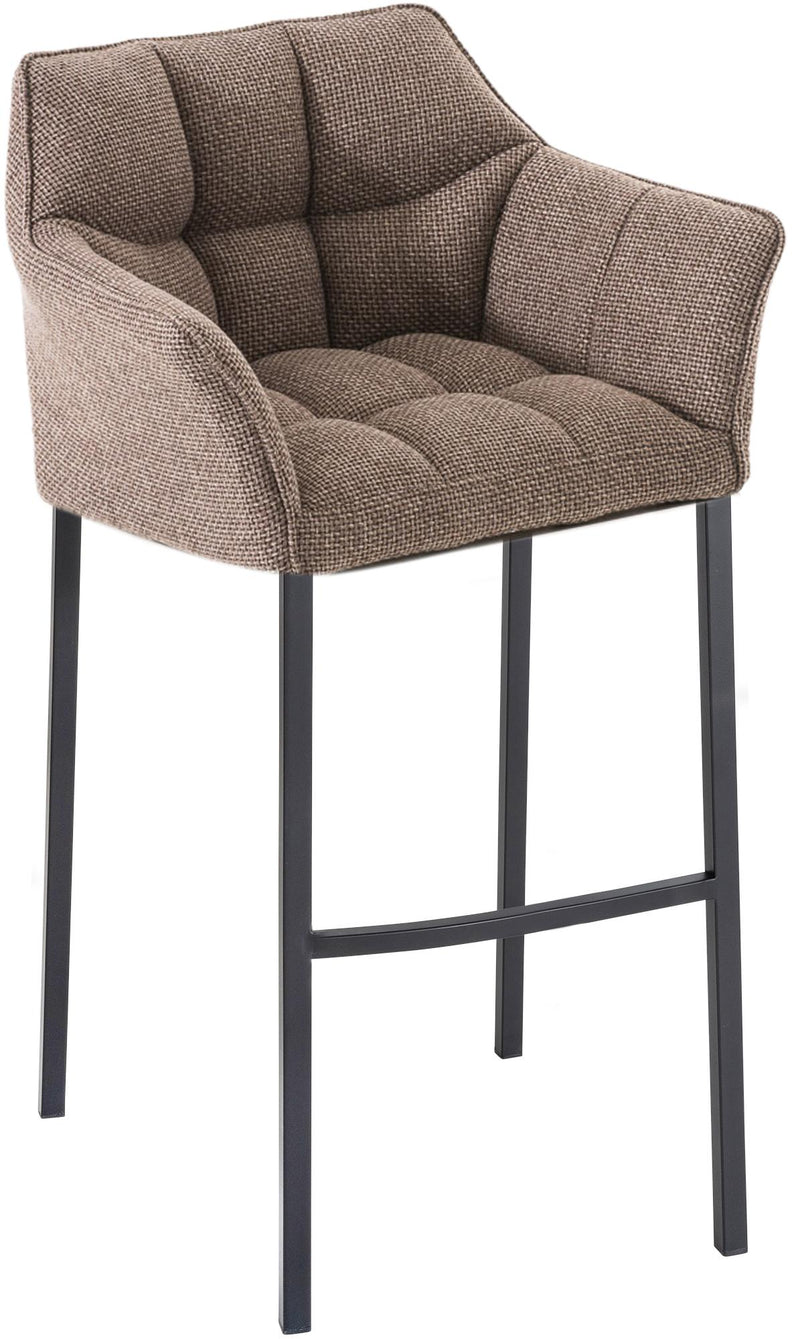 Bar stool Damaso fabric with 4-foot frame