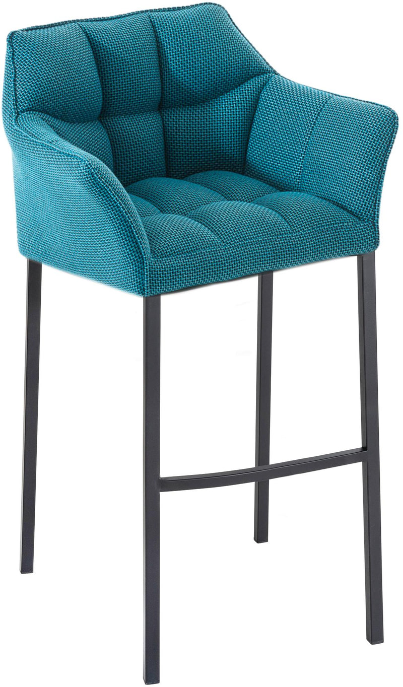 Bar stool Damaso fabric with 4-foot frame