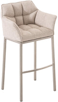 Bar stool Damaso fabric with 4-foot frame